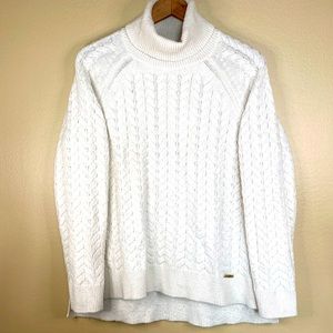 Michael Kors cable turtleneck sweater
